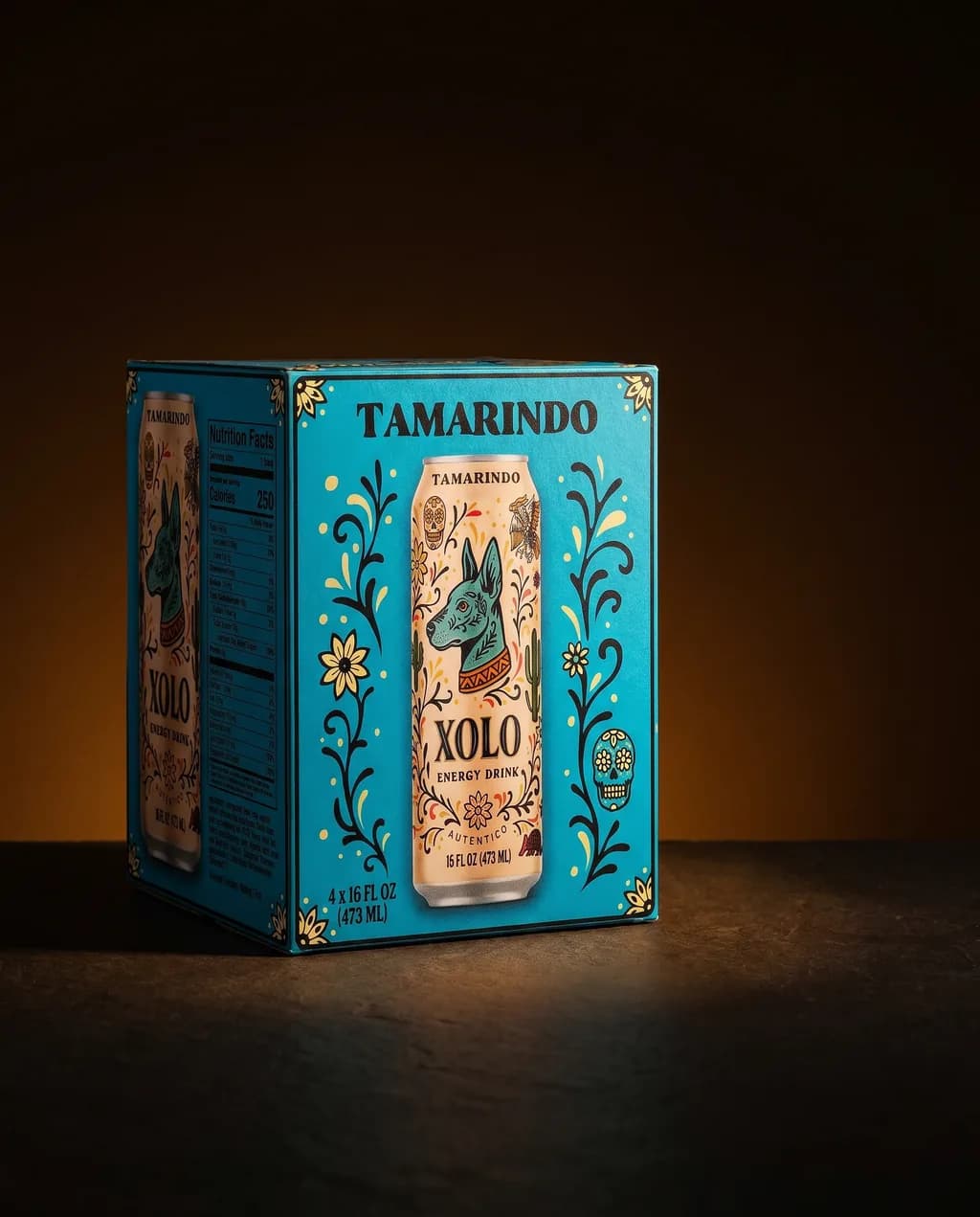 Tamarindo XOLO Energy Drink 4-pack